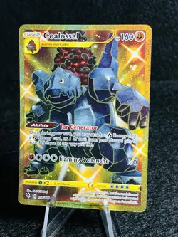 Pokemon Coalossal 198/189 Secret Rare Holo Darkness Ablaze HP 160 Ability - Image 3
