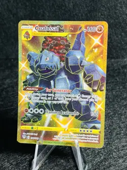Pokemon Coalossal 198/189 Secret Rare Holo Darkness Ablaze HP 160 Ability - Image 4