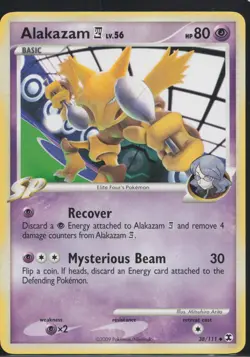 Alakazam E4 38/111 Uncommon Rising Rivals Pokemon Lightly Played - Image 1
