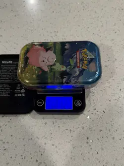 Pokemon Ascended Heroes Mini Tin - 101.23 VERY VERY HEAVY Possible GOD PACKU! - Image 1