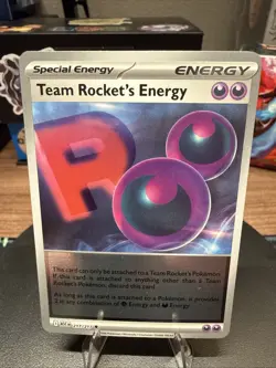 Team Rocket's Energy 217/217 Reverse Holo Ascended Heroes Pokemon TCG NM - Image 1