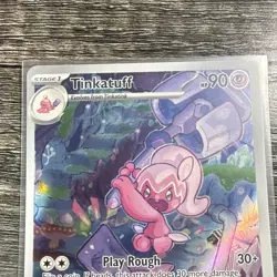 Pokemon Tinkatuff 217/193 SV02 Paldea Evolved Illustration Rare Holo EN - Image 2