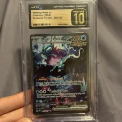 Pokemon Walking Wake EX Scarlet & Violet Temporal Forces CGC Prestine 10 #205 - Image 1