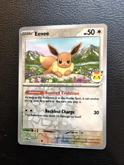 Pokemon TCG - Eevee 074/131 Pokemon Day Stamped Promo - Image 1