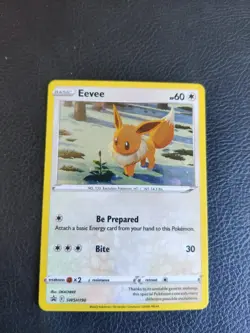 Pokemon TCG - Eevee SWSH190 Black Star Promo Holo - Image 1