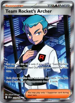 Team Rocket's Archer 223/182 Ultra Rare Destined Rivals NM - Image 1