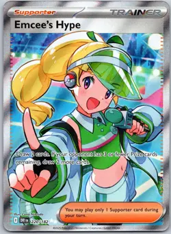 Emcee's Hype 220/182 Ultra Rare Destined Rivals Near Mint - Image 1