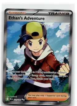 Ethan's Adventure 221/182 Ultra Rare Destined Rivals Pokemon NM b5 - Image 1