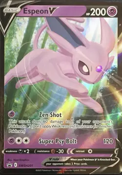 Pokemon TCG Espeon V SWSH Black Star Promos SWSH201 Holo Promo RARE - NM - Image 1