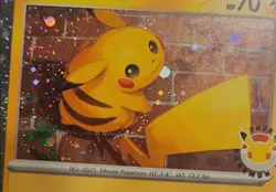 Pikachu 051/162 Pokemon Day 2026 - Pokemon TCG 30th Promo NM - Small Swirl !!! - Image 3