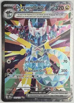 Pokemon Dragapult ex Prismatic Evolutions 165/131 TERA SIR ENGLISH - Image 1