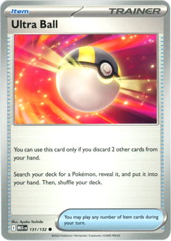 Ultra Ball 131 /132 - Mega Evolution - Pokemon - NM/M English - Image 1