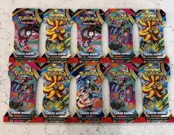 Pokemon Lot - Chaos Rising Sleeved Booster Pack Factory Sealed Lot Of 10 - Image 1