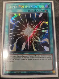 Super Polymerization #SGX3-ENA17 Secret Rare 1st Edition Yugioh - Image 1
