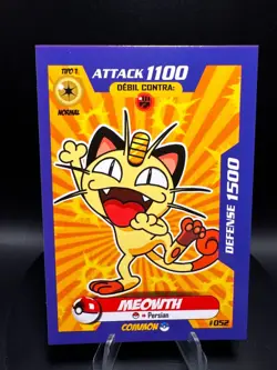 Pokemon Meowth Set of 5 - #52 Peru/NON-TCG Cards & Stickers - Image 5