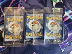 Pokemon Greninja Gold Star Promo Lot of 3 NM Sealed Cards - SWSH144 2021 - Image 2
