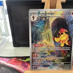 Pokemon TCG Card Armarouge 203/198 Scarlet Violet Base Illustration Rare - NM - Image 2