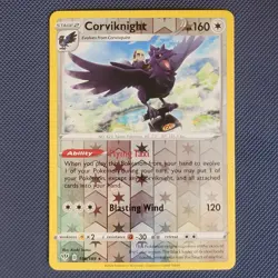 Corviknight 156/189 - Darkness Ablaze - Rare Reverse Holo Pokemon Card - NM - Image 1