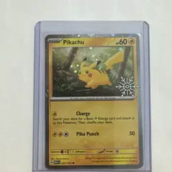 Pikachu - (Holiday Calendar) 025/165 Miscellaneous Cards & Products Holo - Image 1