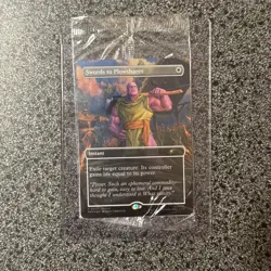 Magic the Gathering MTG Swords to Plowshares (Foil) (PSA Promo) (Sealed) - Image 1