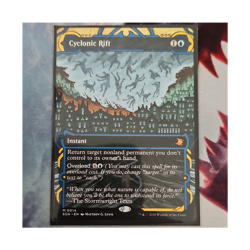 Cyclonic Rift Mystical Archive 0014 Blue Instant Alt Art Strixhaven Non-Foil - Image 1
