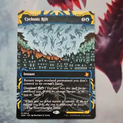 Cyclonic Rift Mystical Archive 0014 Blue Instant Alt Art Strixhaven Non-Foil - Image 2