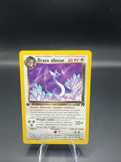 Dark Dragonair (Draco Obscur) Pokemon French 33/82 1st Edition! VERY RARE & OLD! - Image 1