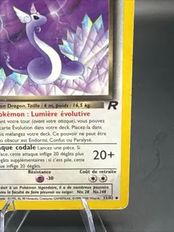 Dark Dragonair (Draco Obscur) Pokemon French 33/82 1st Edition! VERY RARE & OLD! - Image 3