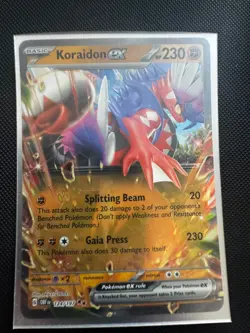 Pokemon TCG Koraidon ex Obsidian Flames 124/197 Holo Near Mint - Image 1