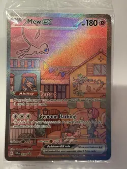 MEW ex Promo 053 Special Illustration Rare Black Star Promo Sealed Pokemon 151 - Image 2