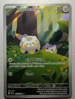 Togedemaru 104/094 Illustration Rare Phantasmal Flames Pokemon Near Mint - Image 1