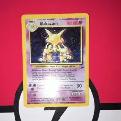 Wizards of the Coast Alakazam 1/130 Base Set 2 Holo Rare 80HP Eng - Image 3