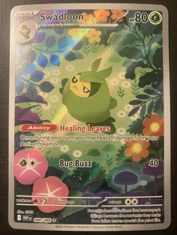 Swadloon 088/086 Pokemon Scarlet & Violet White Flare 2025 Holo NM - Image 1