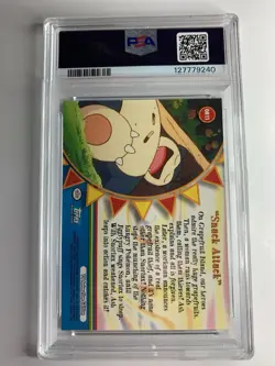 2000 Topps Pokemon TV #OR11 Snack Attack Animation Series 3 PSA 8 NM-MT - Image 2