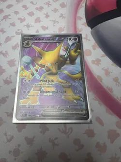 Pokemon TCG Alakazam ex Scarlet & Violet-151 188/165 Holo Ultra Rare - Image 2