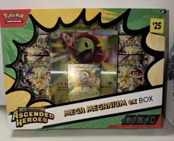 Pokemon TCG Mega Evolutions Ascended Hero’s EX BOX LOT OF 3 New Sealed - Image 1