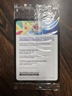 Pikachu Promo 2024 World Championships SVP EN 190 Pokemon Worlds SEALED PROMO - Image 2