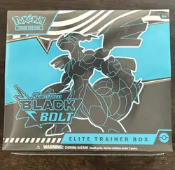 Pokemon TCG Scarlet & Violet Black Bolt Elite Trainer Box English 2025 - Image 1