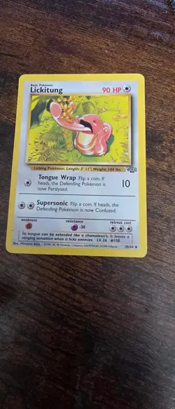 Lickitung 38/64 Uncommon Jungle Pokemon Lightly Played - Image 1