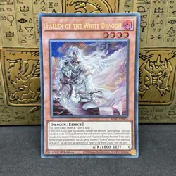 Yugioh Fallen of the White Dragon BPRO-EN024 Secret Rare 1st Edition NM - Image 1