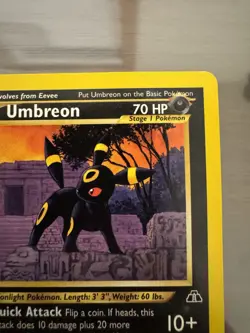 Pokemon TCG Umbreon Card Neo Discovery 32/75 Regular Non-Holo LP+ Condition - Image 3