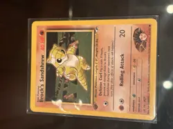 1st Edition Brock’s Sandshrews Gym Heros + Japanese Card Pokemon TCG - Image 2