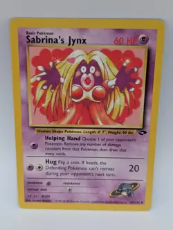 Pokemon Card Gym Challenge Sabrina's Jynx 57/132 Uncommon LP - Image 1