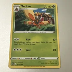 Mothim - 011/172 - Rare - Pokemon Card NM - Buy 3 Get 2 Free - Image 1