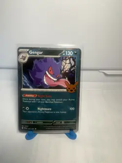 Pokemon TCG Gengar Cosmos Holo Card 057/091 Trick or Trade 2024 Holo - Image 1
