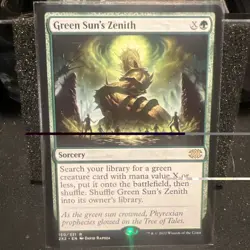MTG Green Sun's Zenith, Near Mint, English Double Masters 2022 - Image 1