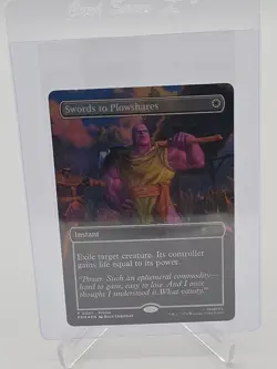 Magic the Gathering MTG Swords to Plowshares Foil PSA Magazine Promo Sealed NEW - Image 1