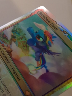 Rainbow Dash Foil LP Secret Lair My Little Pony MTG Magic the Gathering - Image 4