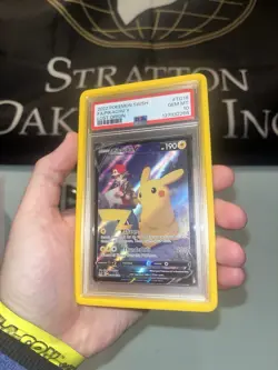 2022 Pokemon SWSH Lost Origin #TG16 FA Pikachu V PSA 10 GEM MINT - Image 2