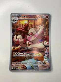 Gurdurr 126/086 Black Bolt Pokemon NM - Image 1